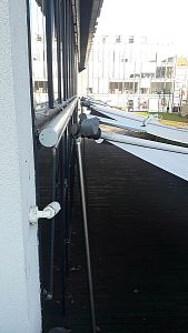 Instalace stínicích plachet SunSquare® pro kavárnu BLOX v Praze 6