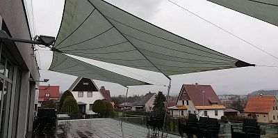 Montáž markýz a stínicích plachet