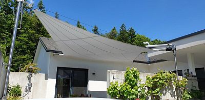 Stínicí plachty