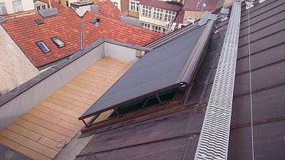 Venkovní zastínění světlíků a prosklených střech