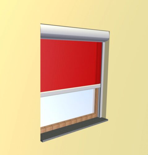 ZIPLINE standardní montáž na rám okna